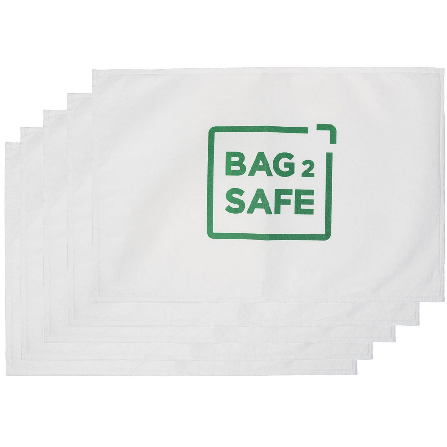 5er Set BAG 2 SAFE Vliessäcke mit Superabsorber